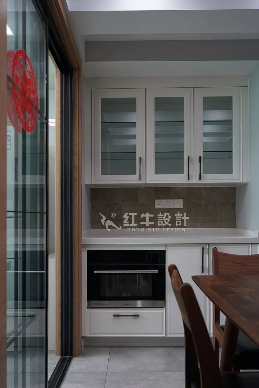 南京九龍雅苑93㎡北歐風格--那一抹亮眼的黃08廚房操作區(qū)