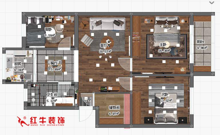 蔣琛_九條巷106㎡現(xiàn)代風(fēng)“養(yǎng)老房”裝修，給設(shè)計(jì)做減法！01+logo