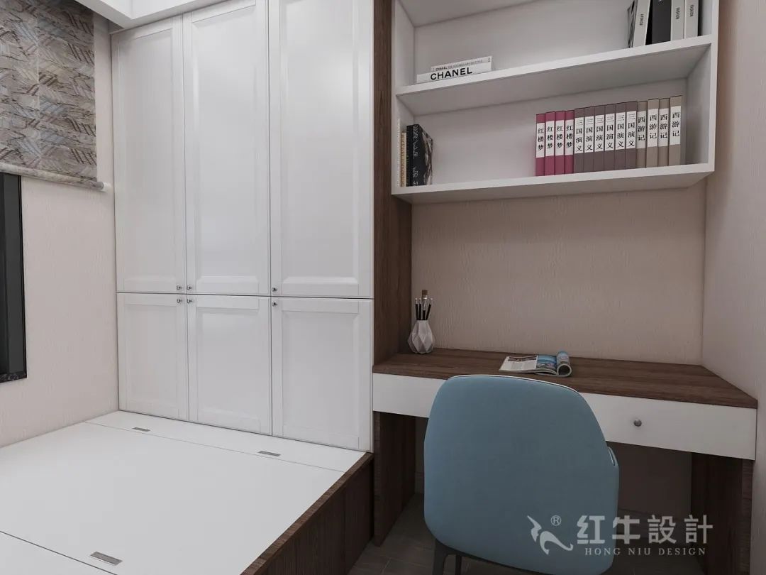115㎡--保利國(guó)際社區(qū)戶型解析08效果圖欣賞_書房