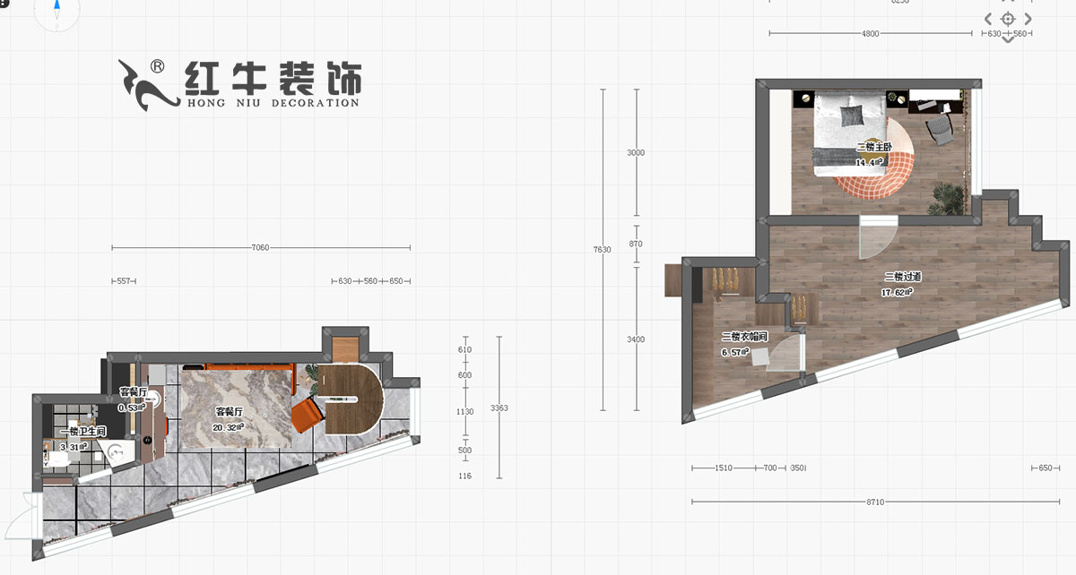 余瑋_萬科尚都薈B座523室-75㎡-現(xiàn)代風格00彩平圖