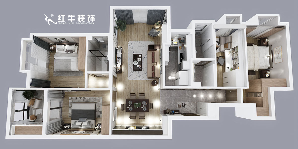 郭志成_翠屏國(guó)際廣場(chǎng)苑15-505-150㎡-現(xiàn)代中式風(fēng)格00鳥瞰圖