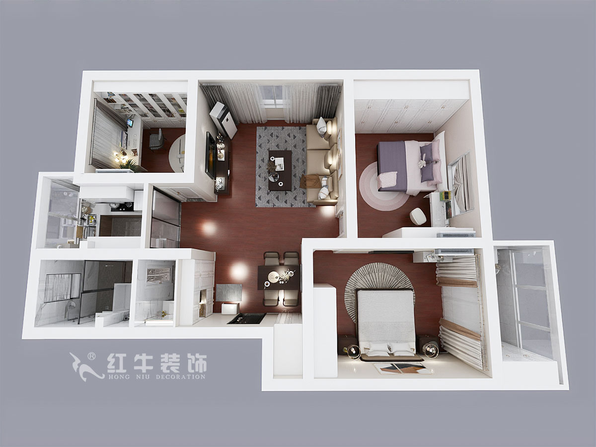 顧娟_怡居園5-19-302-102㎡-現(xiàn)代風(fēng)格_3室2廳1衛(wèi)（老房裝修）_定制家￥130000_全包13萬(wàn)00_04鳥瞰圖