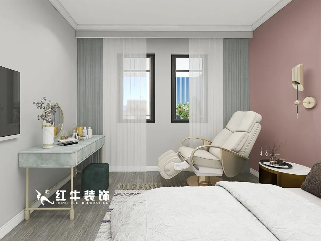 劉萍萍_仙龍灣山莊90㎡輕奢風(fēng)格｜加入一點(diǎn)金屬線條，這個(gè)家高級(jí)又溫柔！09