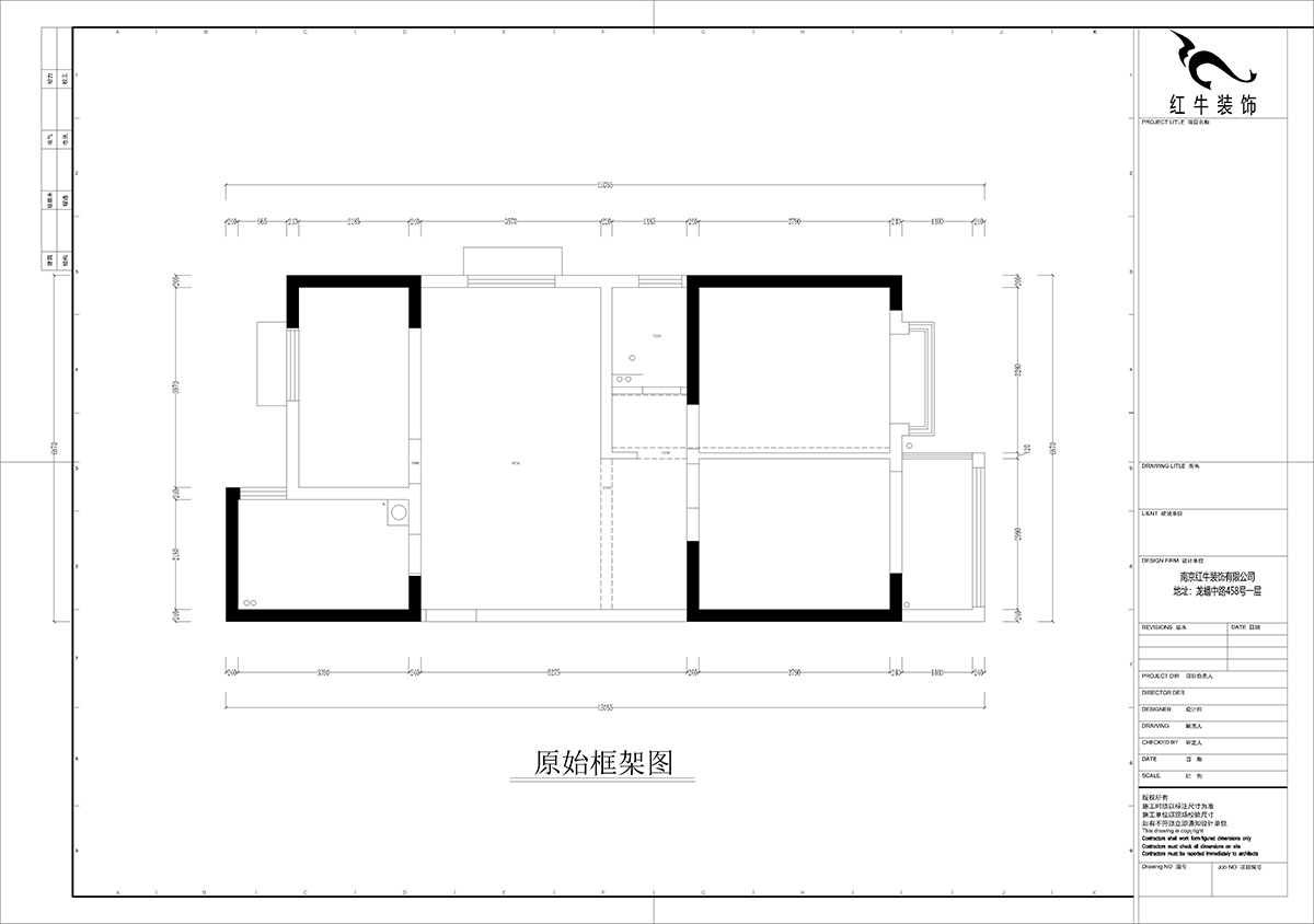孟憲濤｜觀泓雅苑A區(qū)6-2101-115㎡-法式南洋復(fù)古風(fēng)格｜3室1廳2衛(wèi)｜新房裝修｜定制家｜全包16萬(wàn)｜00_01原始框架圖